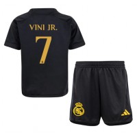 Dres Real Madrid Vinicius Junior #7 Tretina pre deti 2023-24 Krátky Rukáv (+ trenírky)